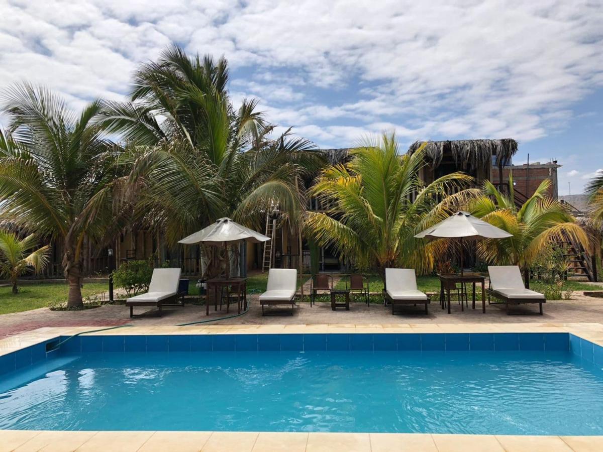 Punta Pacifico Bungalows Mancora Bagian luar foto