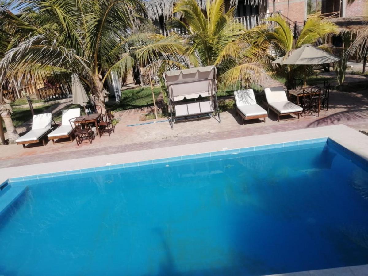Punta Pacifico Bungalows Mancora Bagian luar foto